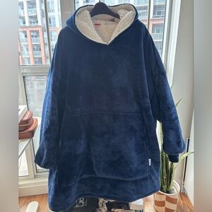 Oodie | Navy Blue Hooded Blanket Sweatshirt